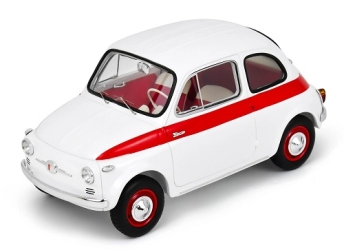 18U00024 Fiat 500 Sport 1958 white 1:18